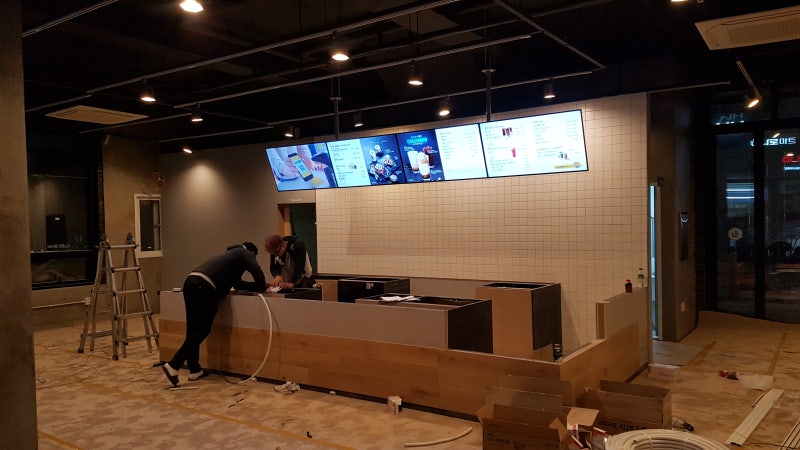 대전광역시 서구 도안동 카페베네 인테리어 시공현장 detail 3